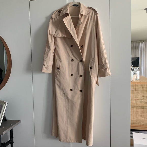 SOLD PrettyLittleThing Oversized Trench Coat - Picture 4 of 7